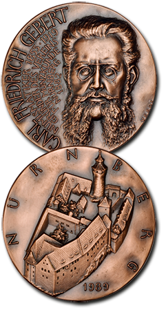 Veroi-Medaille zu Ehren von Carl Friedrich Gebert