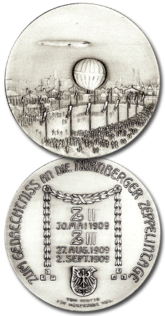 Medaille Nürnberger Zeppelintage